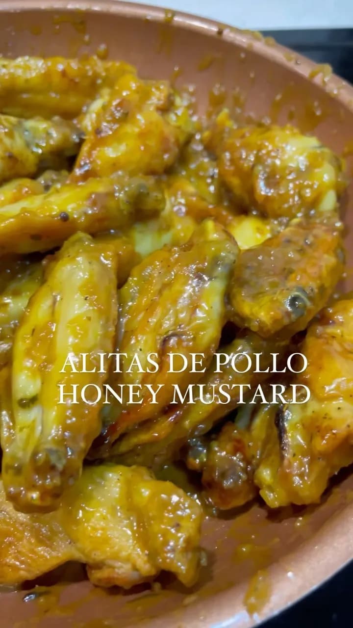 Picture for Alitas de Pollo honey mustard [Honey Mustard Chicken Wings]